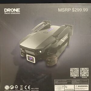 Black Foldable Drone